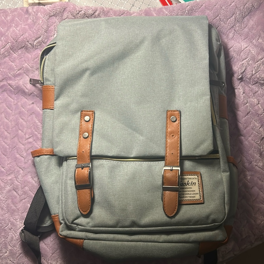 Used Teal Backpackk